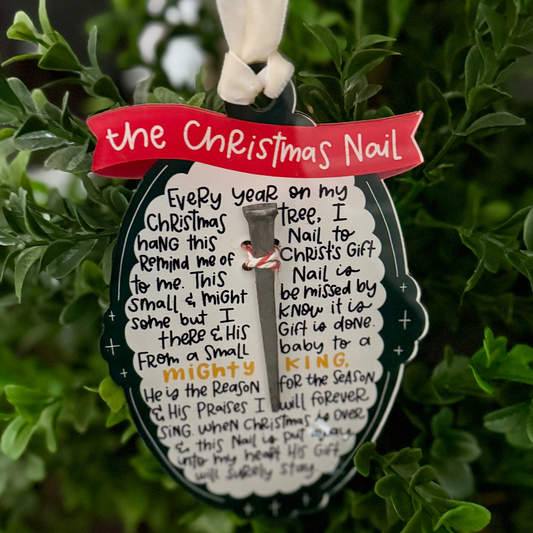 The Christmas Nail Acrylic Ornament