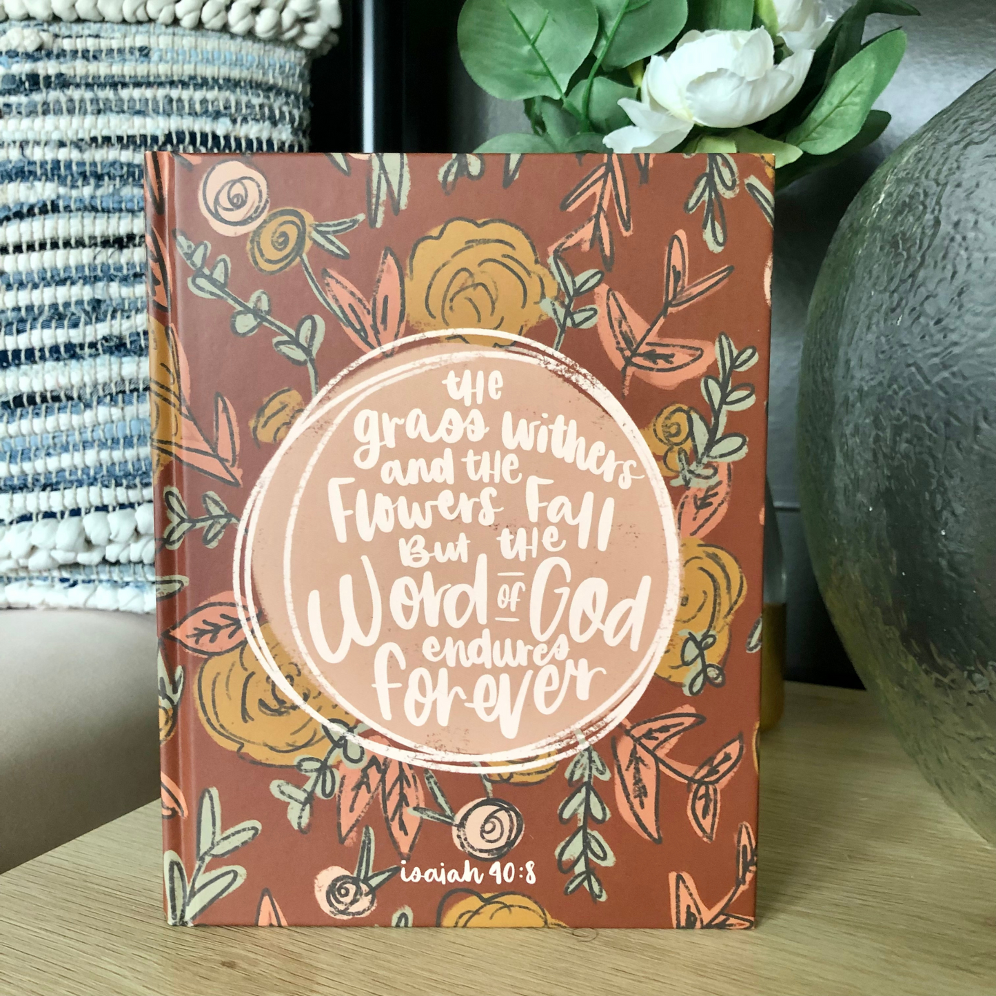 King James Version Journaling Bible with Fall Floral Design