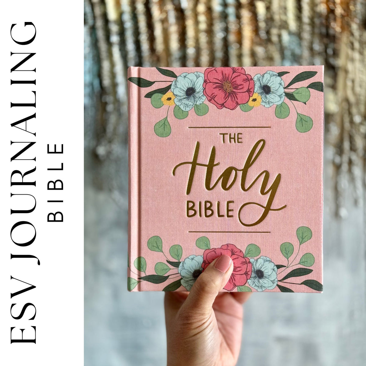 Esv Journal ESV Journaling Bible: Blush Floral – Catching Daisies Boutique