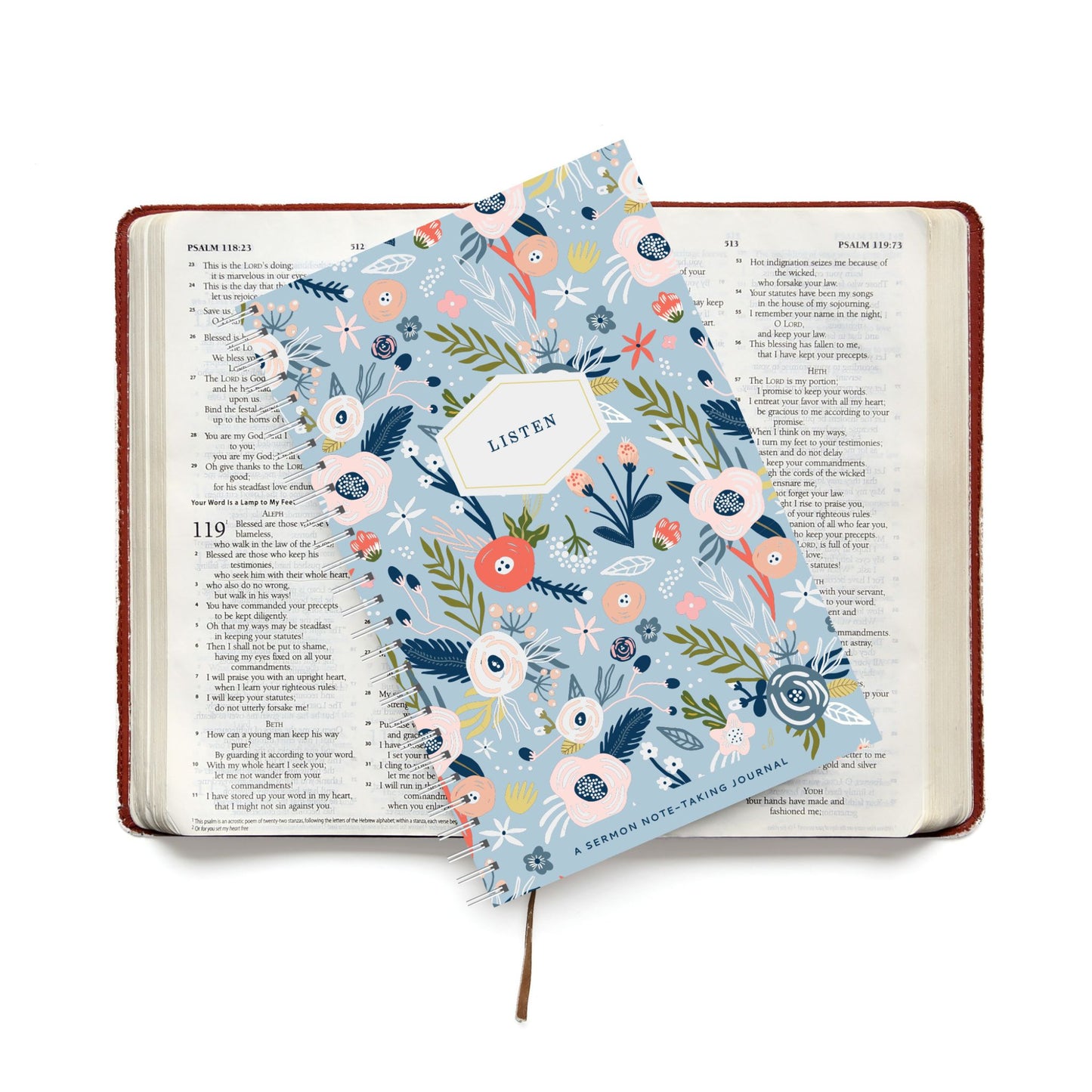 The ultimate tool for deepening your connection to the word of God: The Sermon Notes Journal.