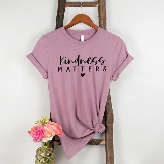 "Kindness Matters" Tee: Inspire Positive Change through Style and Faith