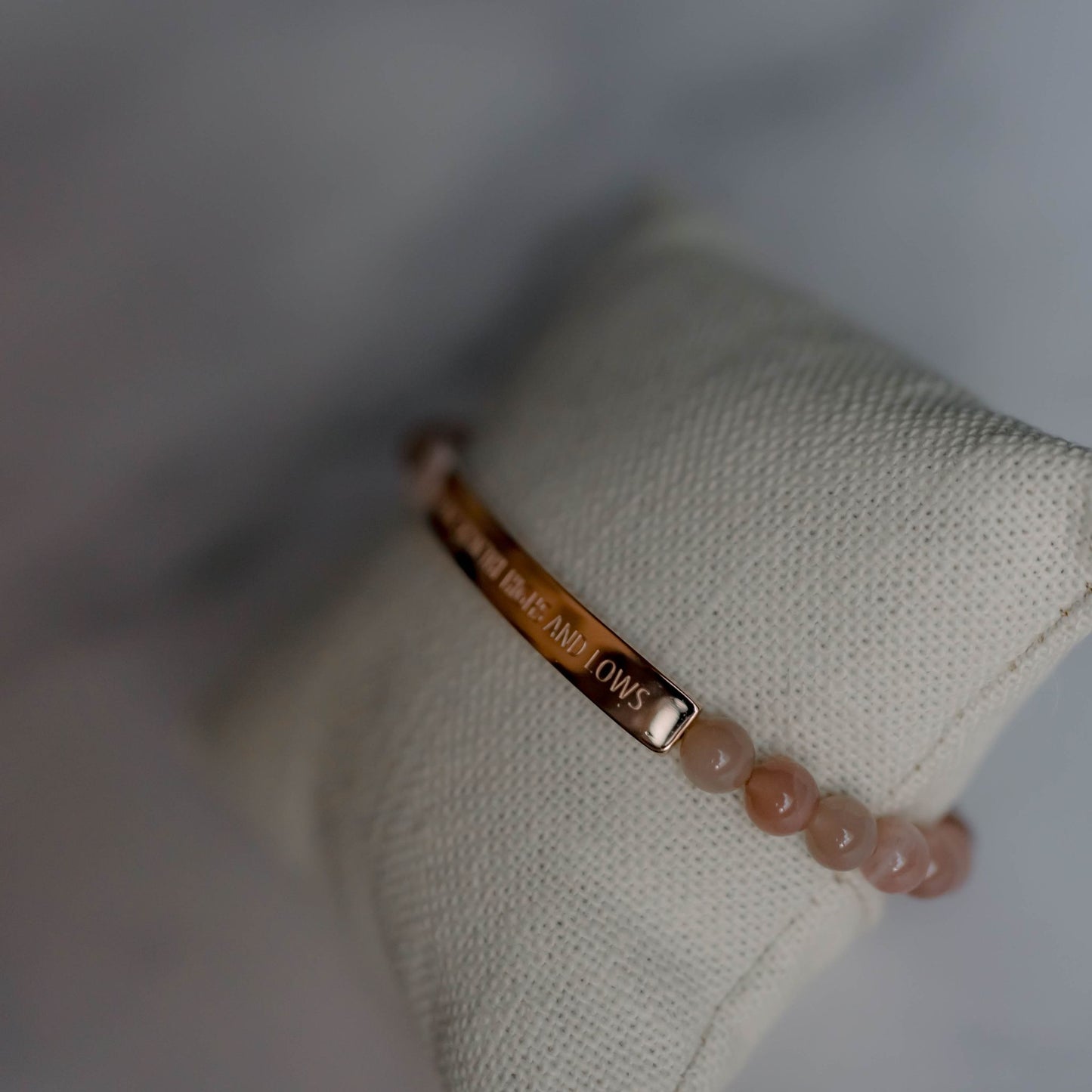 Symbol of Strength and Faith: Gemstone Bead Bracelet