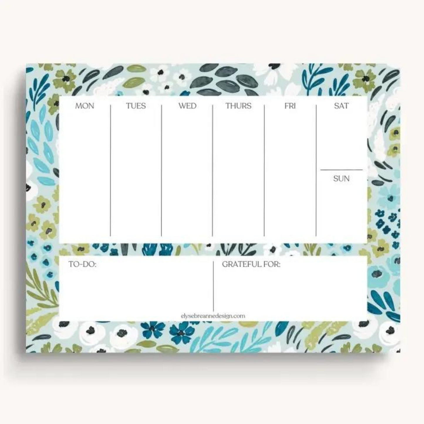 Plan your week like a pro with this delightful and practical weekly planner note pad.