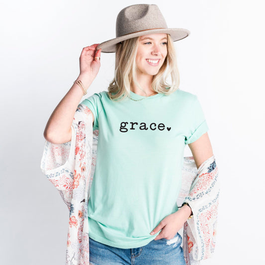 Elevate Your Faith with the Grace T-Shirt from The Good Word Collection