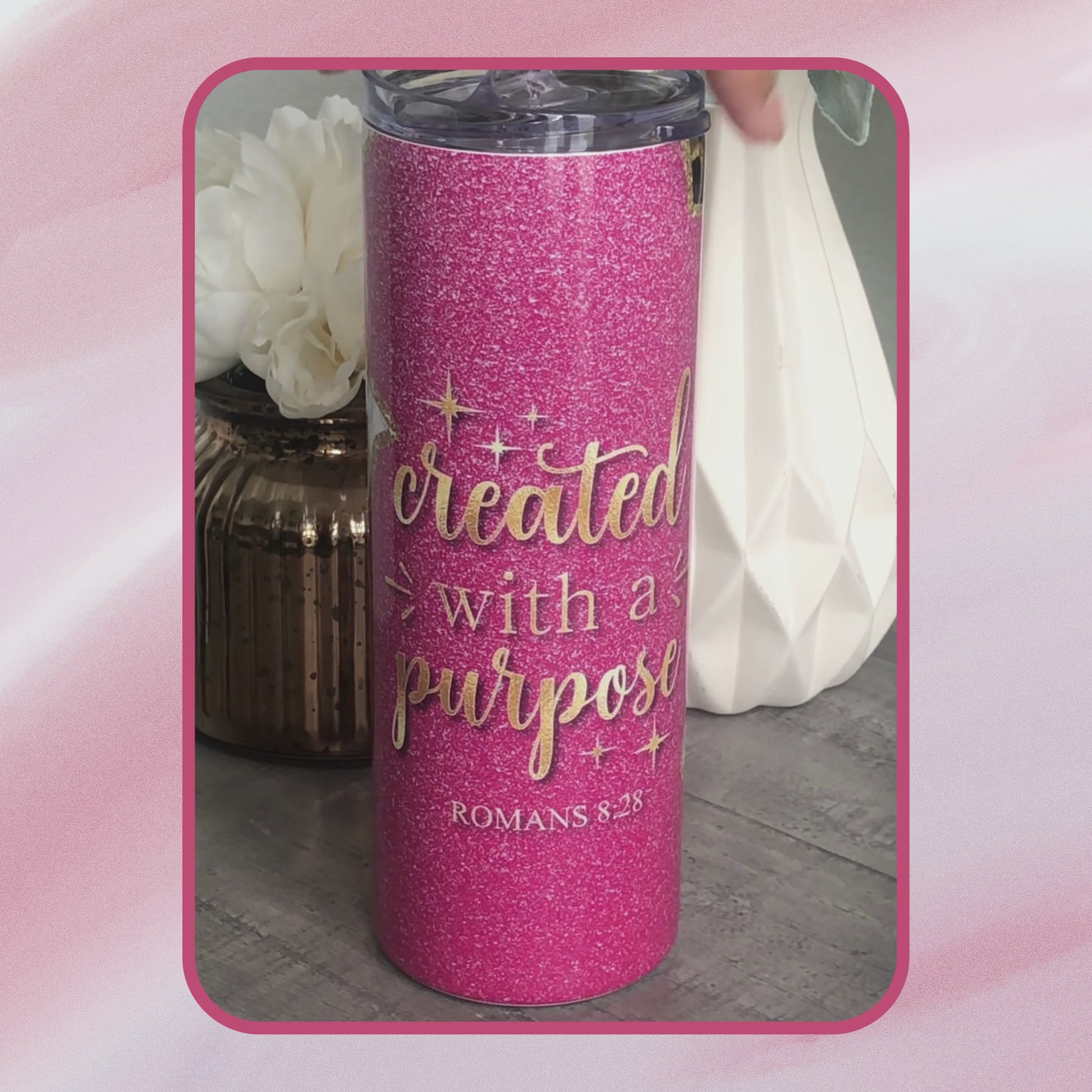 "Elevate your beverage experience with our stylish stainless steel tumbler"
