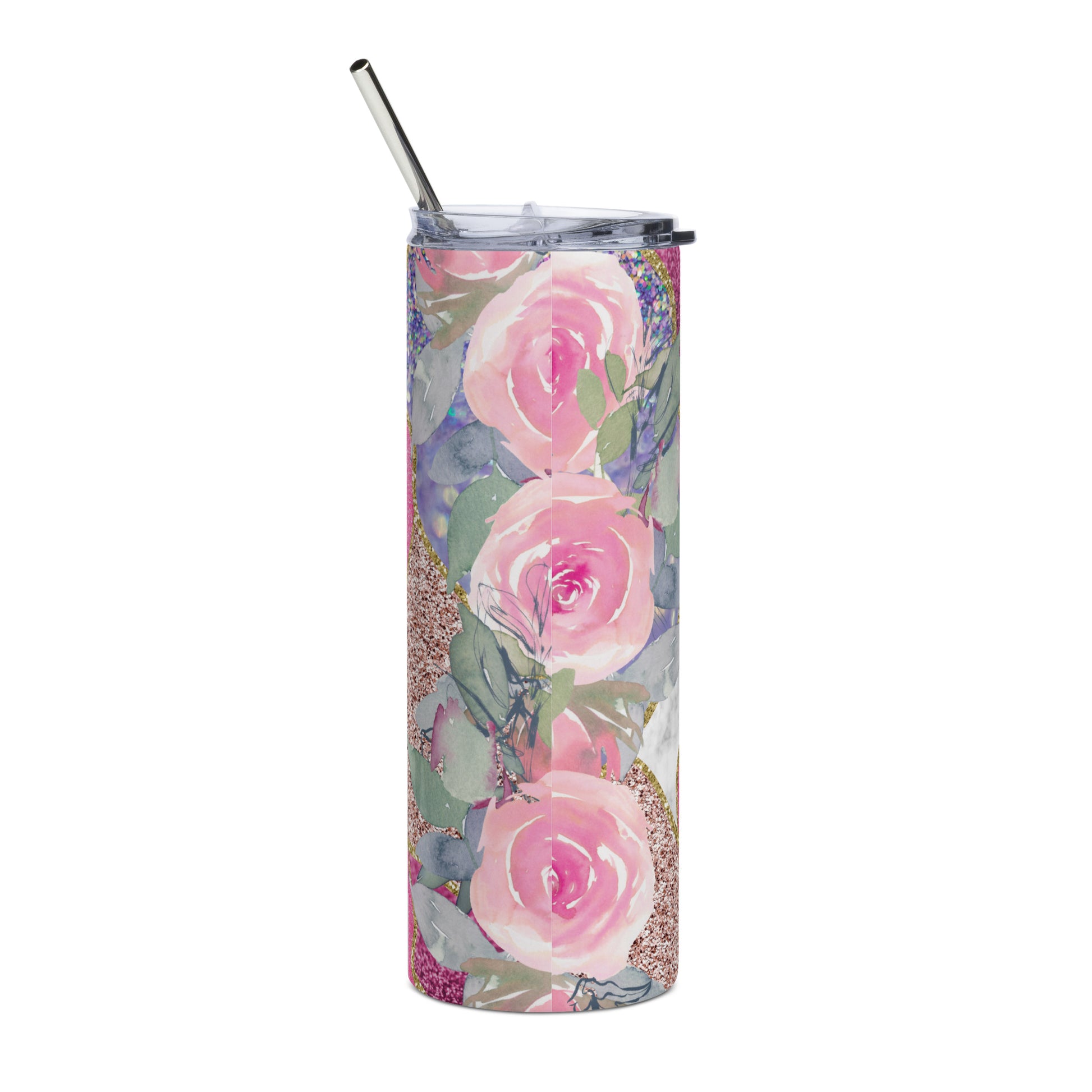 The back of the tumbler showcases a polished stainless steel surface, exuding a sense of refinement and enhancing the beauty of the "Made To Worship" message.