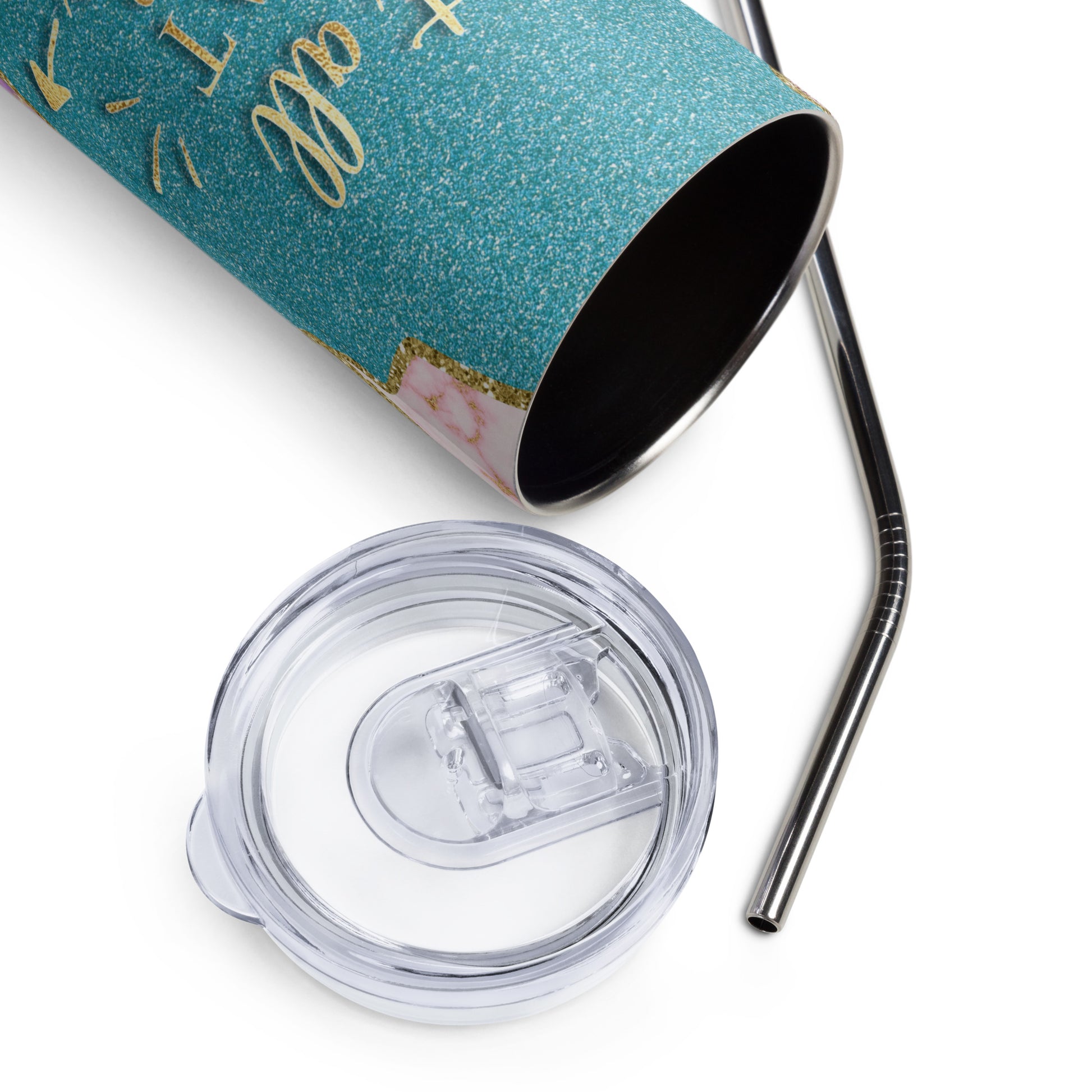 Durable 20oz stainless steel tumbler for love-infused beverages