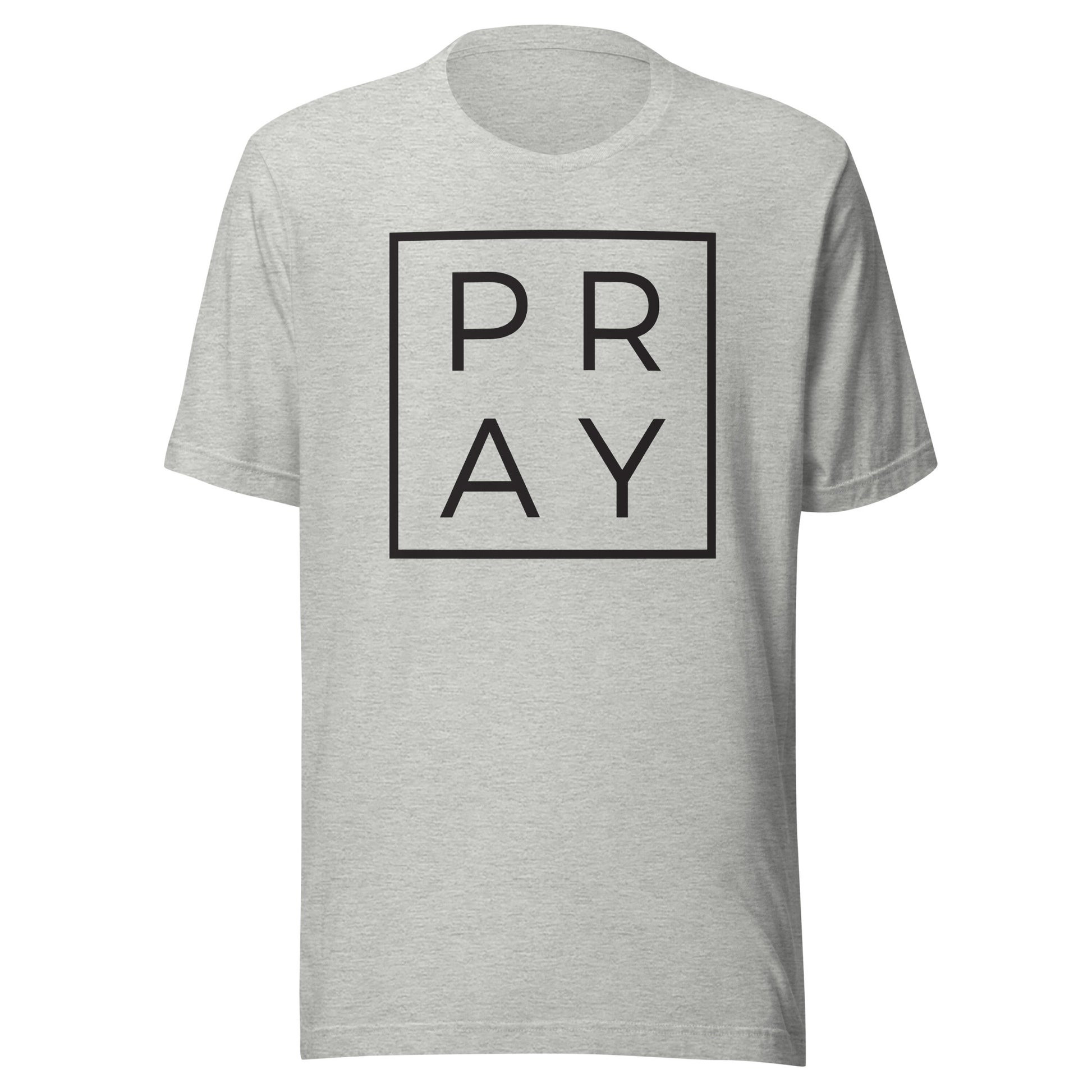 "Pray" T-shirt by Bella Canvas: Embrace Solace and Conversation in Faith