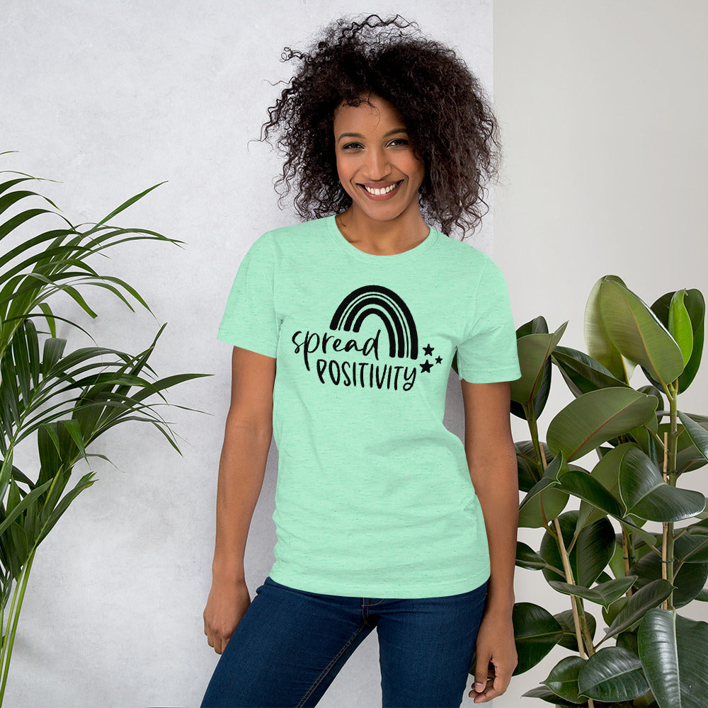 Make a Statement with the "Spread Positivity" T-shirt - Start Conversations, Make a Difference
