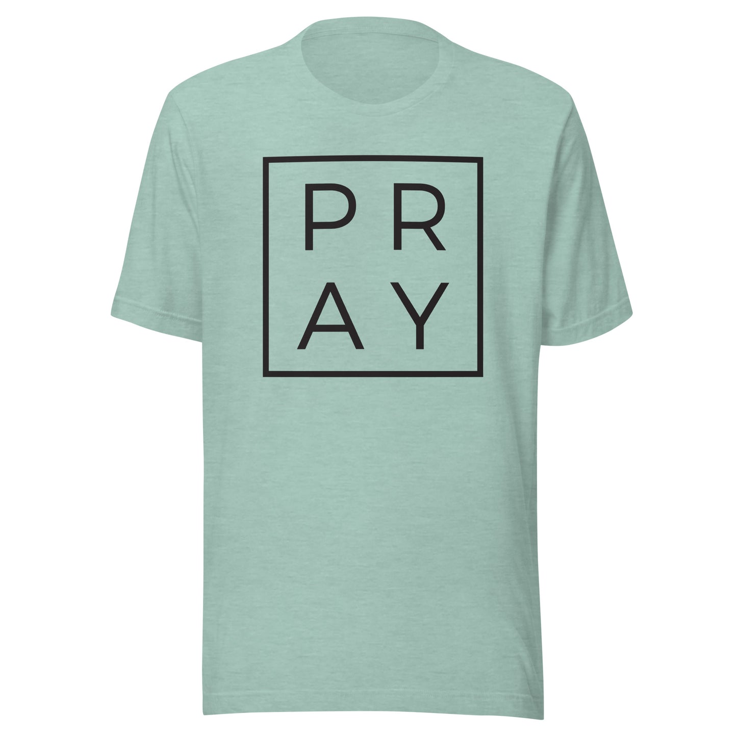 Experience Connection through Prayer with our "Pray" Bella Canvas Shirt
