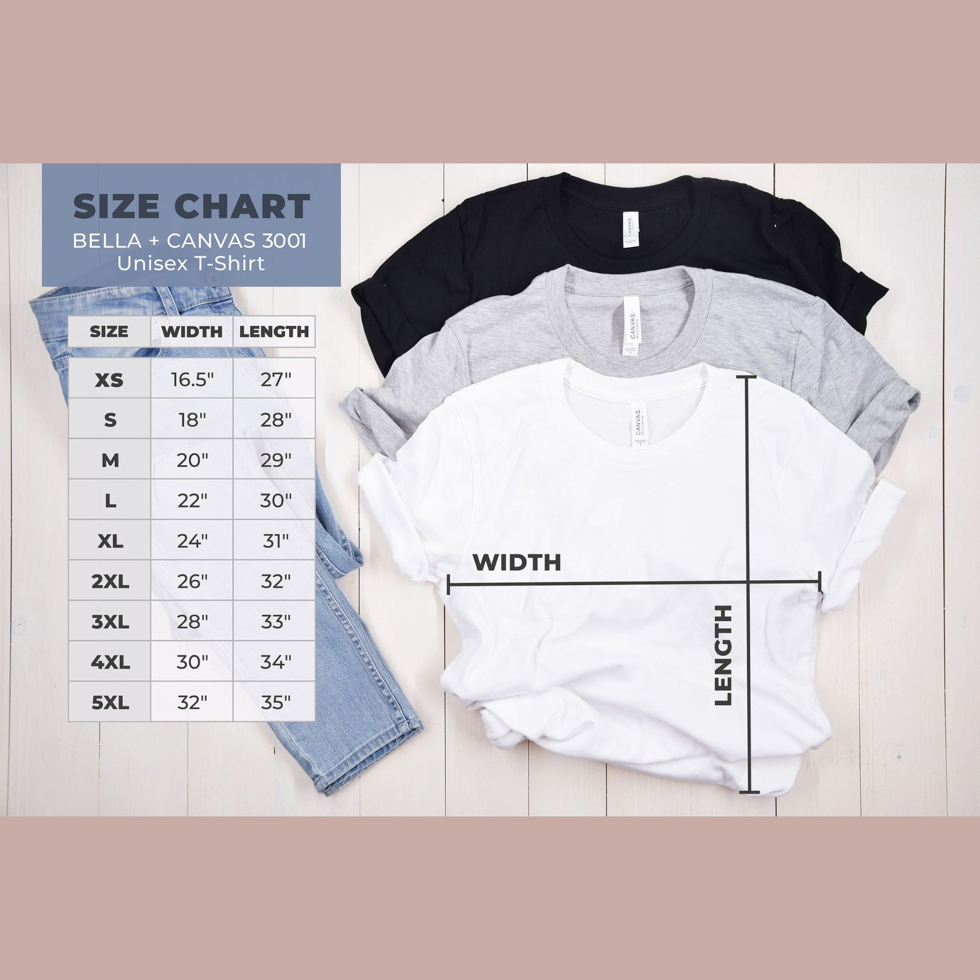 Bella Canvas 3001 t-shirt with meaningful design