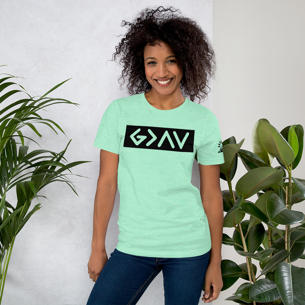 High-quality Bella Canvas 3001 tee featuring empowering message
