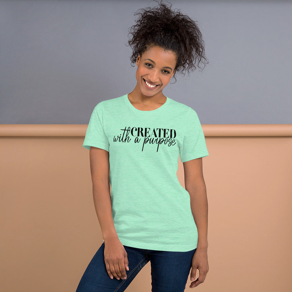 High-quality Bella Canvas 3001 tee featuring a message of empowerment and intention