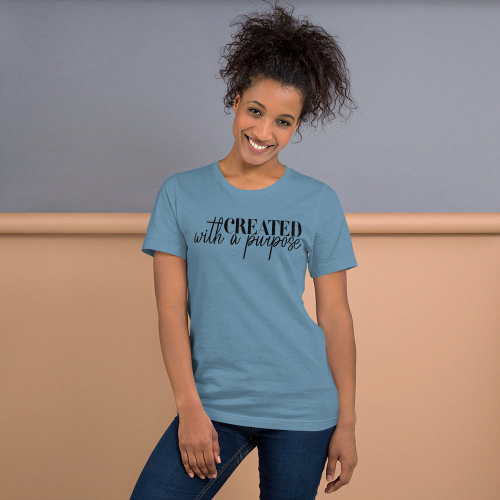 Comfortable and stylish Bella Canvas t-shirt with a reminder of your unique purpose